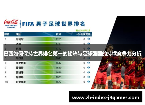 巴西如何保持世界排名第一的秘诀与足球强国的持续竞争力分析